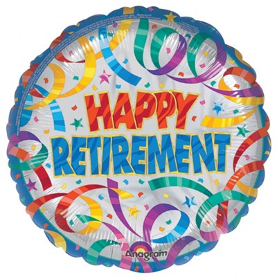 Buy & Send Happy Retirement 18 inch Foil Balloon